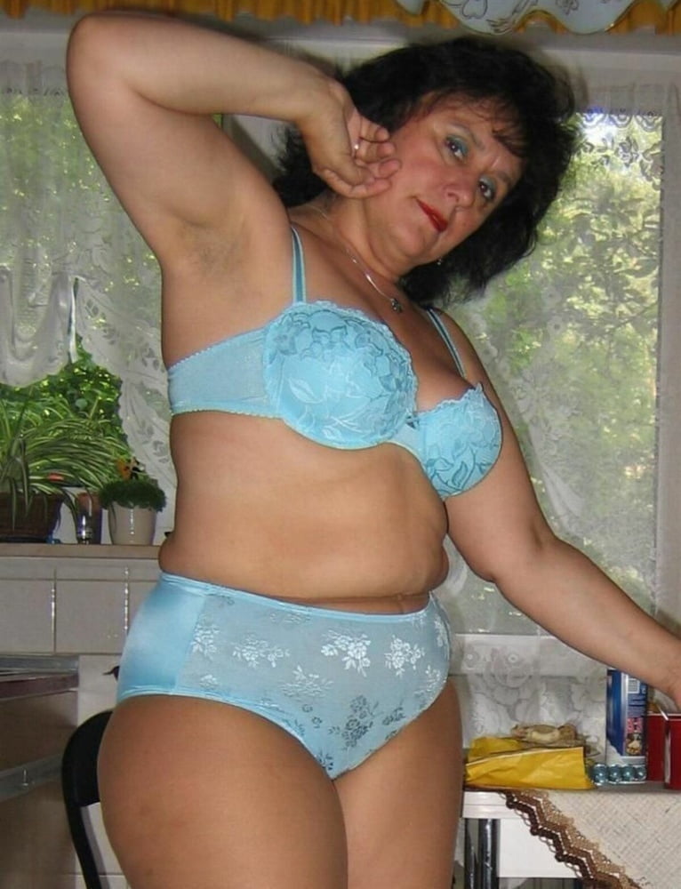 Grannies and matures in bra and panties #100488285