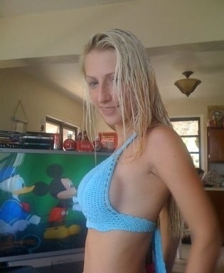 Pretty blonde with implants #101530304