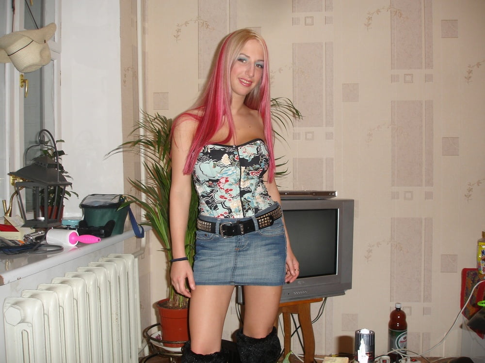 Pretty blonde with implants #101530988