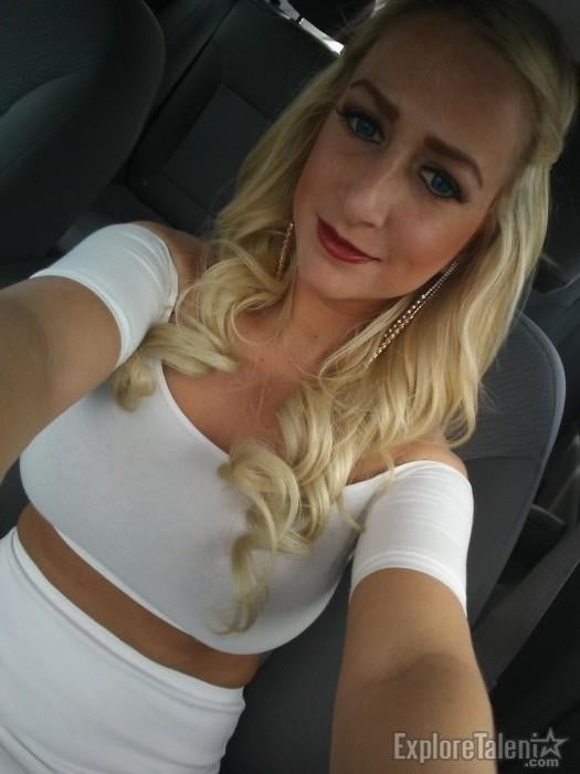 Pretty blonde with implants #101531173