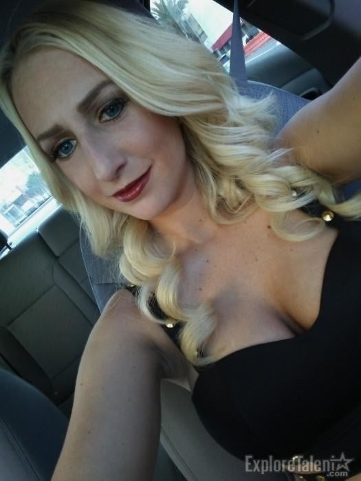 Pretty blonde with implants #101531175
