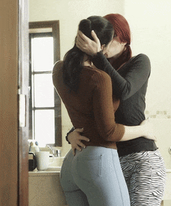 Hottest lesbian kisses #96680945