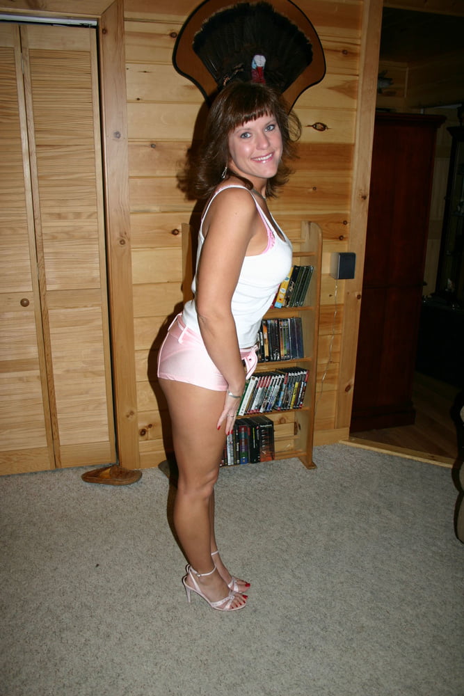 Mum posing in satin panties #88089073