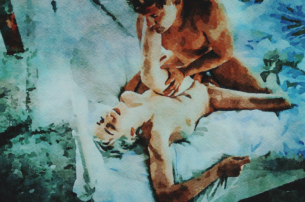 Erotic Digital Watercolor 43 #103748658