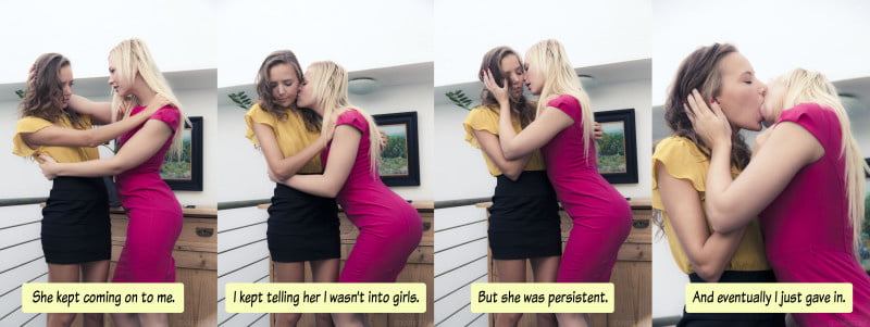 Lesbian Captions 11 #92508002