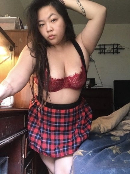 Asian BBW Slut show ass, big tits, pussy and suck dick #88093873