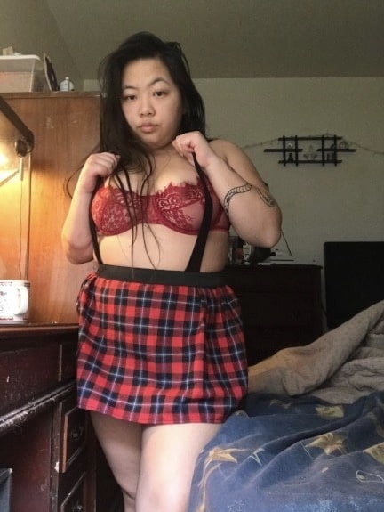 Asian BBW Slut show ass, big tits, pussy and suck dick #88093922