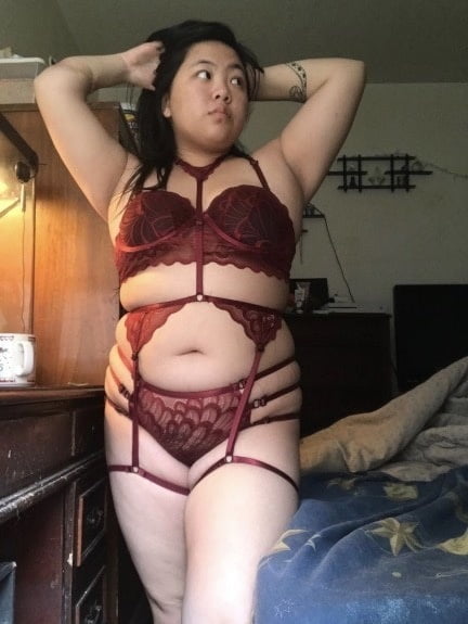 Asian BBW Slut show ass, big tits, pussy and suck dick #88093997