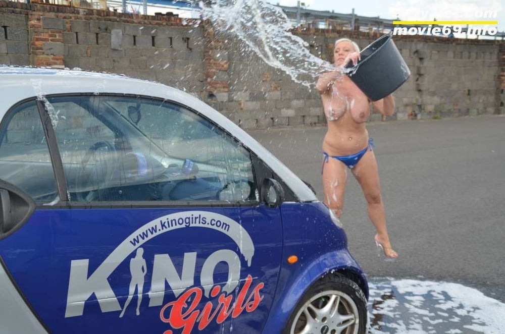 Jill Summer at the carwash in a bikini and topless #106700499