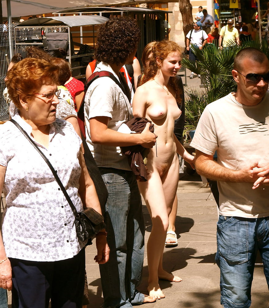 Redhead amateur - the most brave public nude girl #88464861