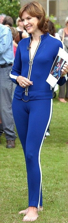 Fiona bruce, celebridad británica, leggings, pantalones ajustados
 #101562350