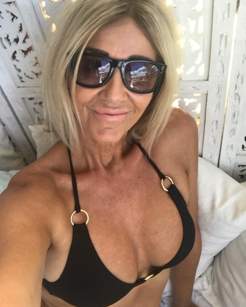 Hot mature Danish mom in bikini #105596147