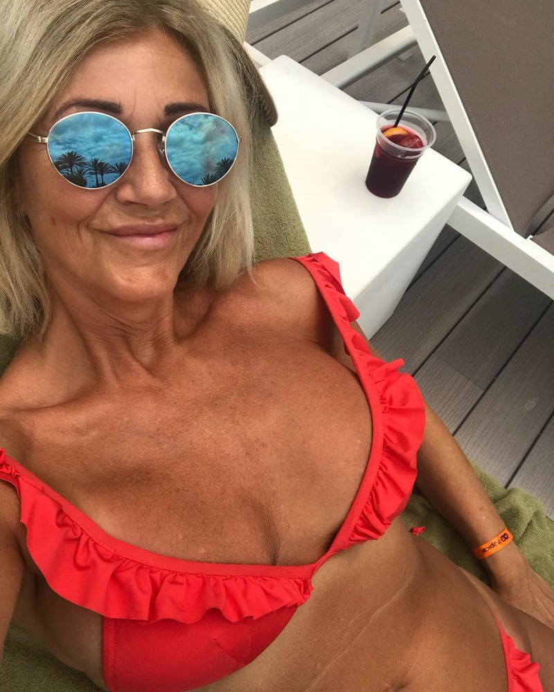 Hot mature Danish mom in bikini #105596153