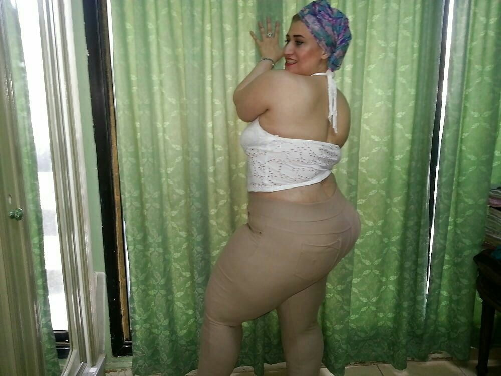 The BIGGEST Arab Ass - BIG Booty Hijab BBW MILF Whore #81832760