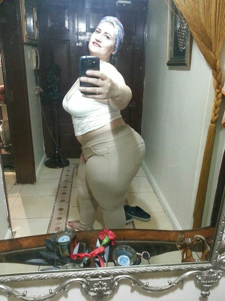 The BIGGEST Arab Ass - BIG Booty Hijab BBW MILF Whore #81832976