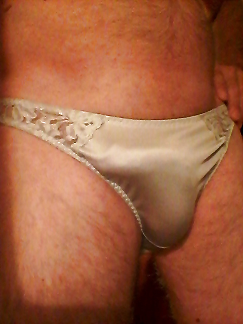 White Nylon Bikini Panties and Bra #107128975