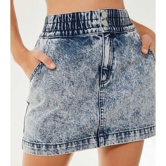 Jeans miniskirts #88357533