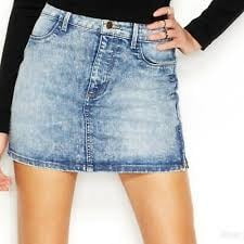 Jeans miniskirts #88357546