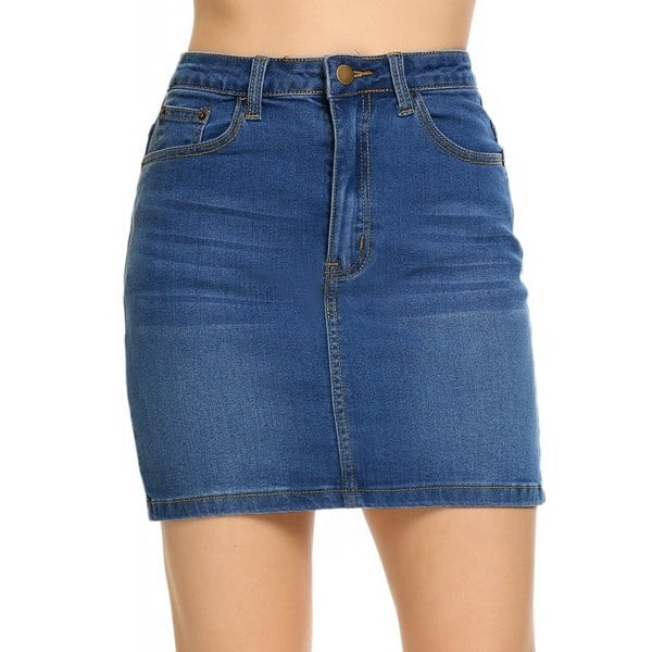 Jeans miniskirts #88357556