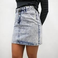 Jeans miniskirts #88357558