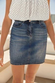 Jeans miniskirts #88357570