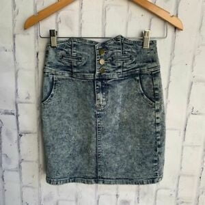Jeans miniskirts #88357587