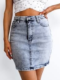 Jeans miniskirts #88357588
