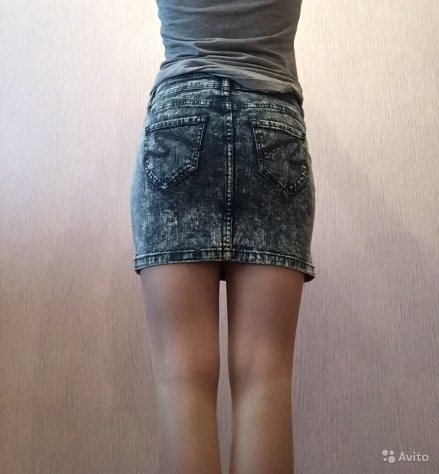 Jeans miniskirts #88357609