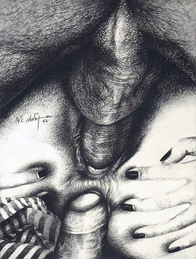 Arte erotica (bianco e nero)
 #94792190