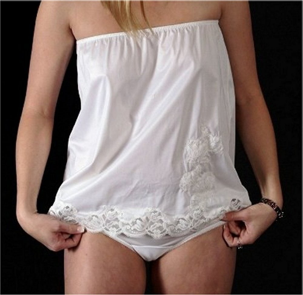 Lacy vintage lingerie culotte sexy demi slip soyeux fullslip.
 #103750956