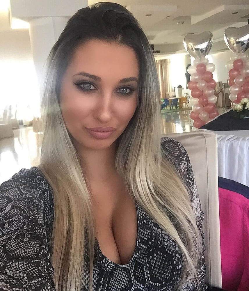 Serbian hot whore girl big natural tits Diana Mihajlovic #95759351