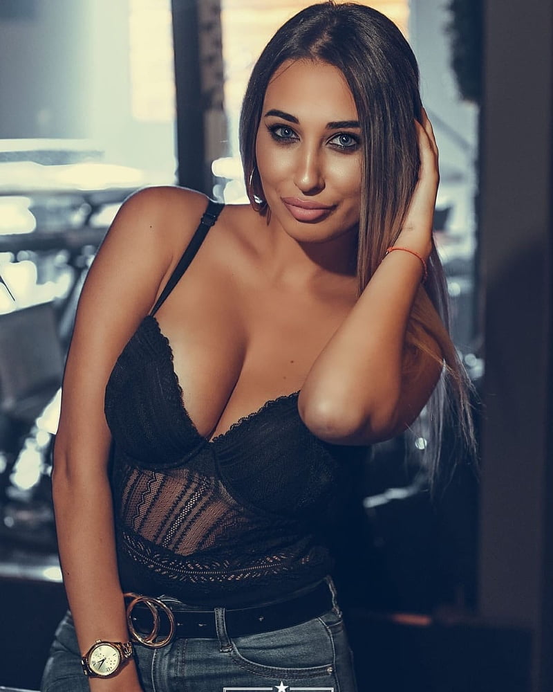 Serbian hot whore girl big natural tits Diana Mihajlovic #95759414