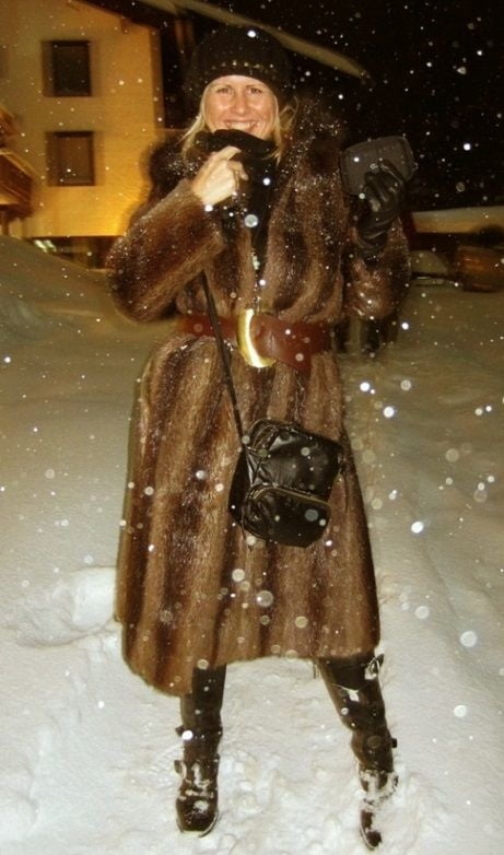 woman in fur coat 22 #101782045