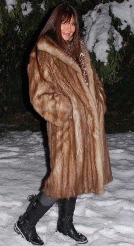 woman in fur coat 22 #101782114
