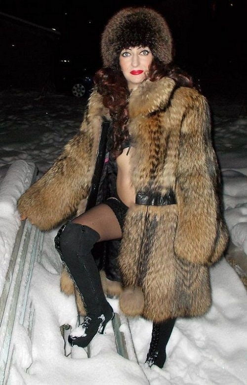 woman in fur coat 22 #101782129