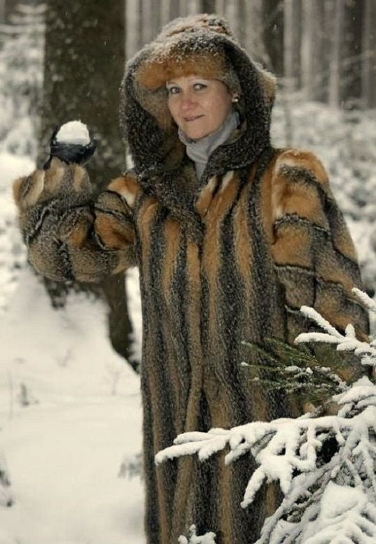 woman in fur coat 22 #101782138