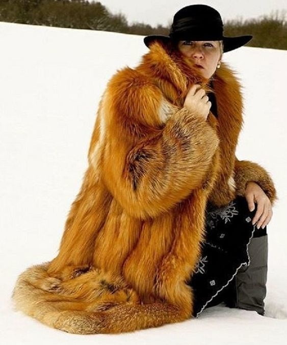 woman in fur coat 22 #101782188