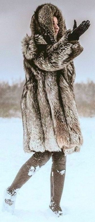 woman in fur coat 22 #101782273