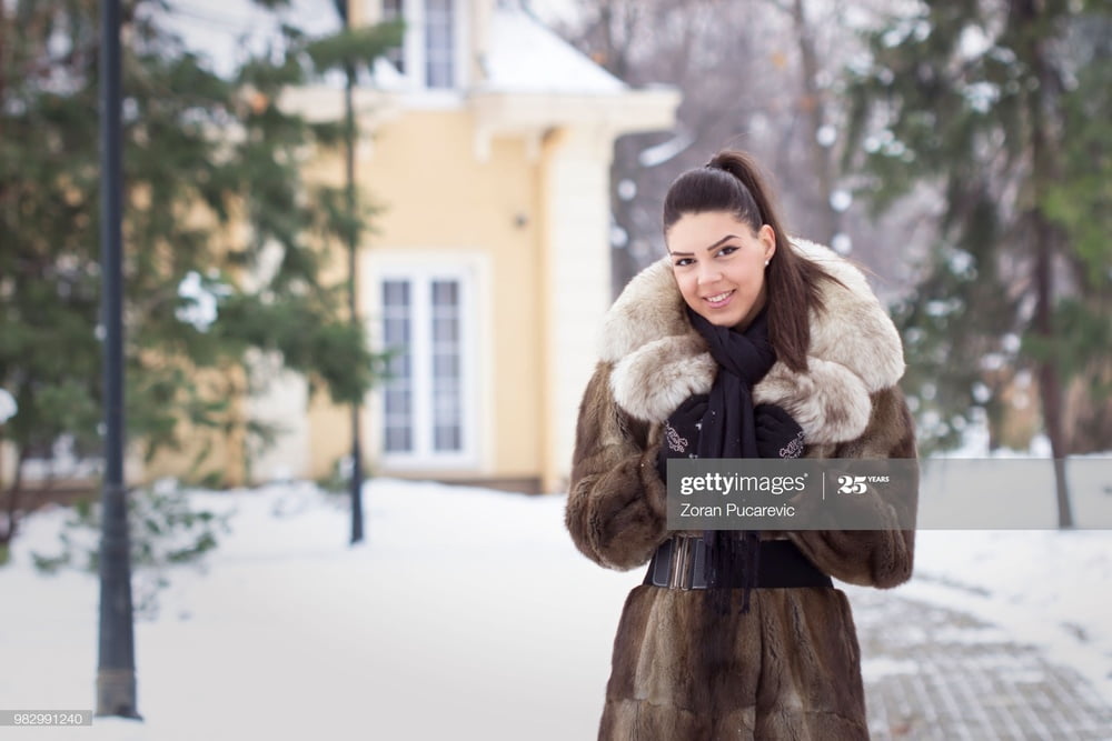 woman in fur coat 22 #101782343