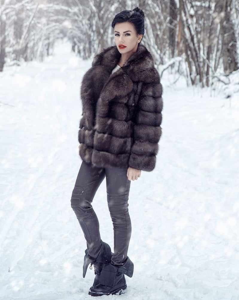 woman in fur coat 22 #101782388