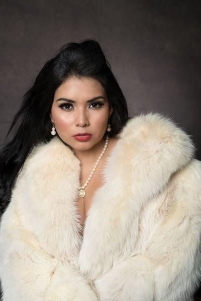 woman in fur coat 22 #101782502