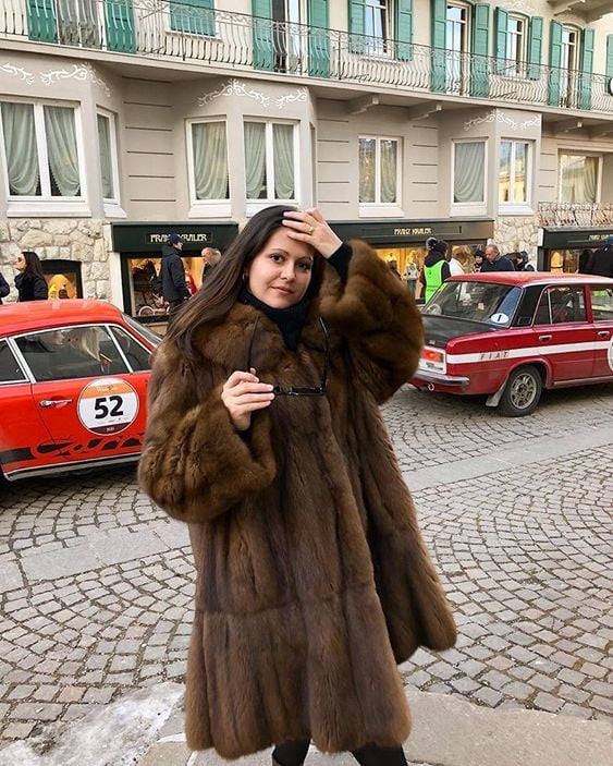 woman in fur coat 22 #101782548