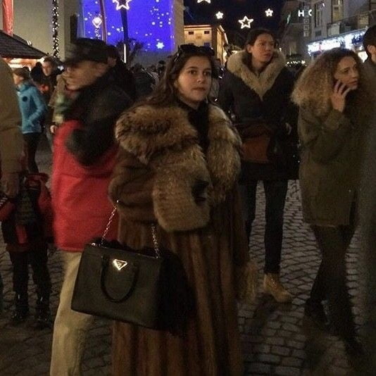 woman in fur coat 22 #101782584