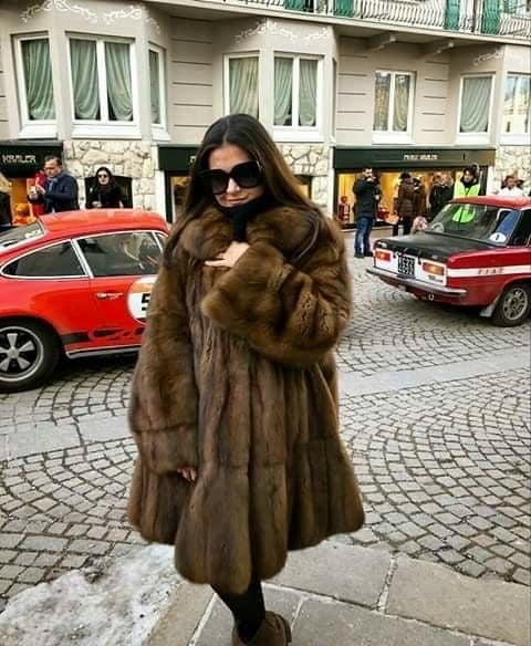 woman in fur coat 22 #101782735