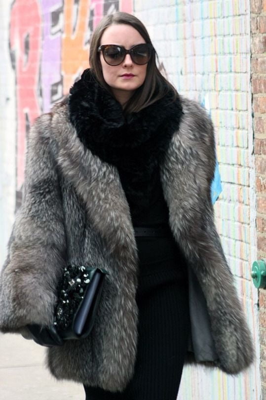 woman in fur coat 22 #101782764