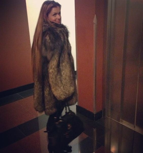 woman in fur coat 22 #101782776