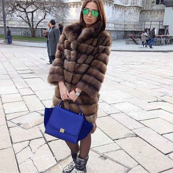 woman in fur coat 22 #101782802