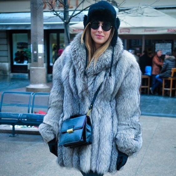 woman in fur coat 22 #101782844