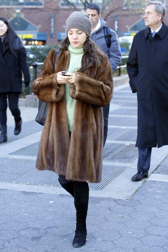 woman in fur coat 22 #101782847