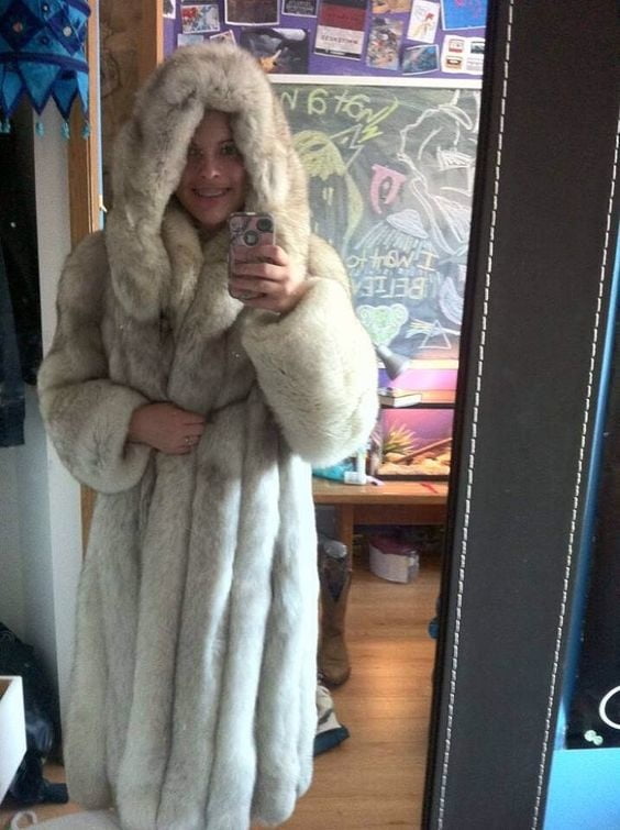 woman in fur coat 22 #101782938